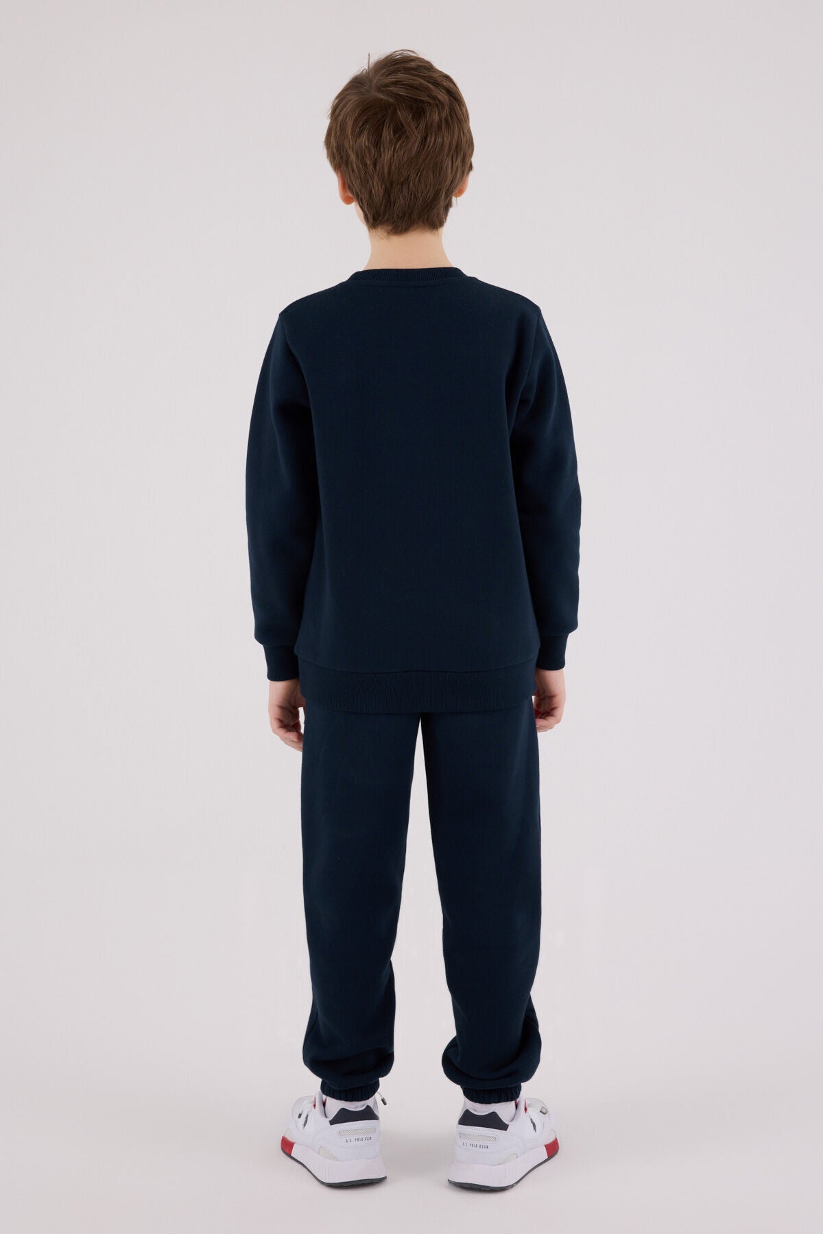 U.S. Polo Assn. Boys Navy Jumpsuit Set