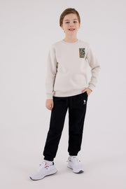U.S. Polo Assn Boys Grey Tracksuit Set