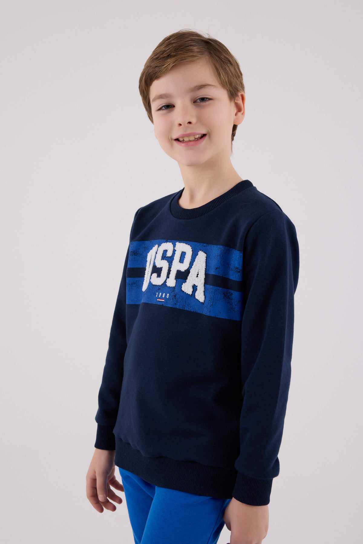 U.S. Polo Assn. Boys Navy Jumpsuit Set