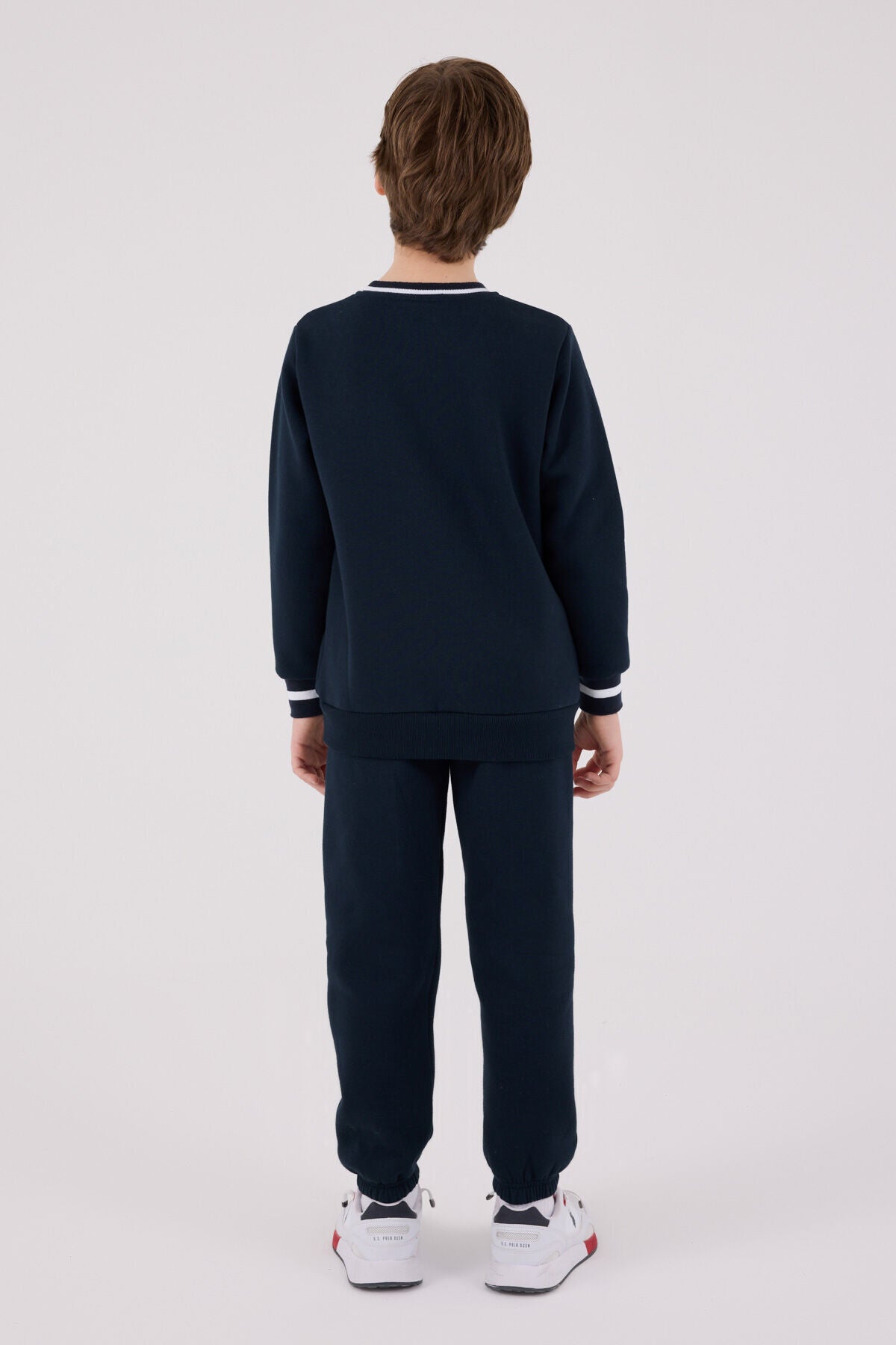 U.S. Polo Assn. Boys Navy Jumpsuit Set