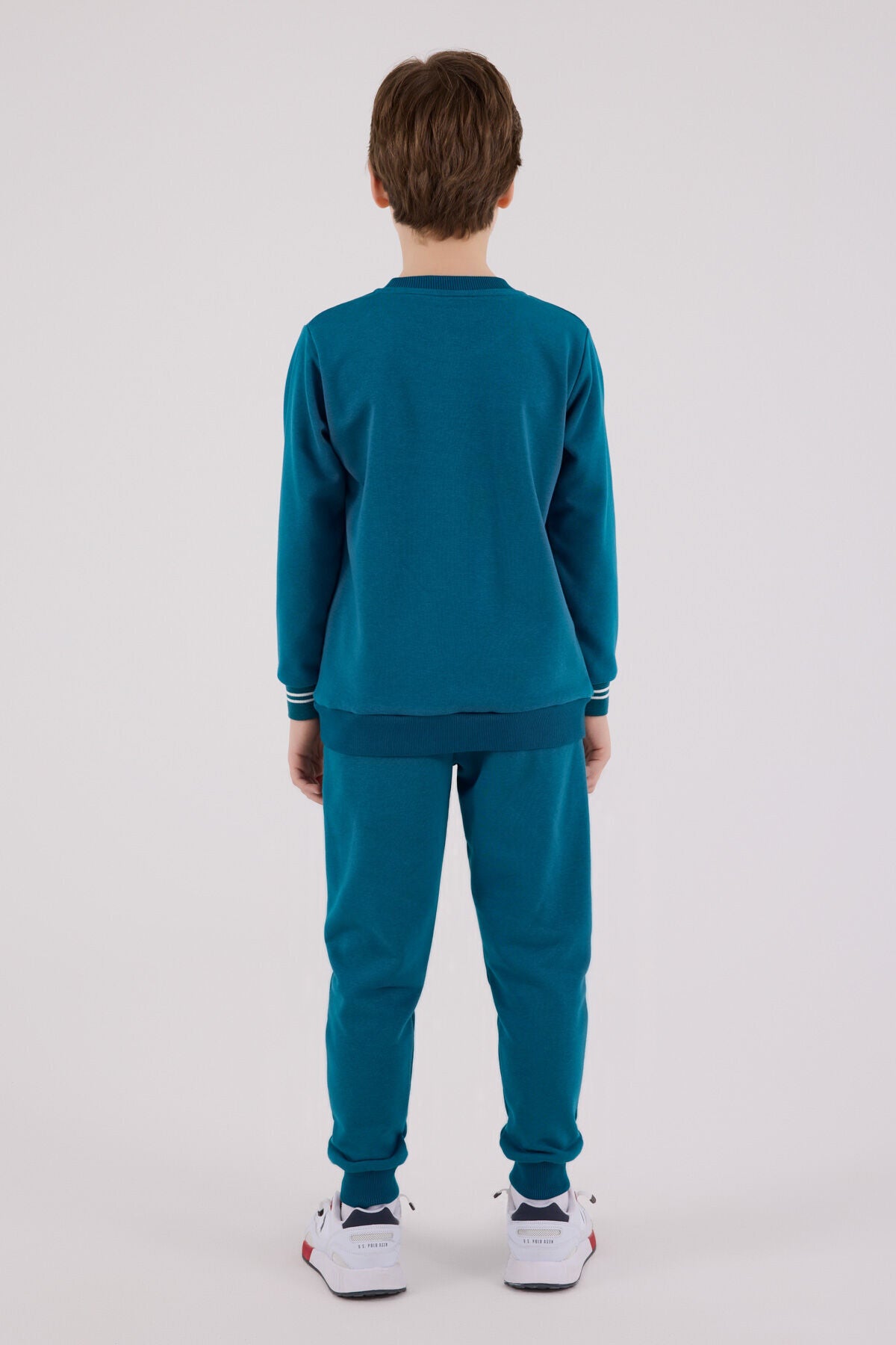 U.S. Polo Assn. Boys Duck Green Jumpsuit Set