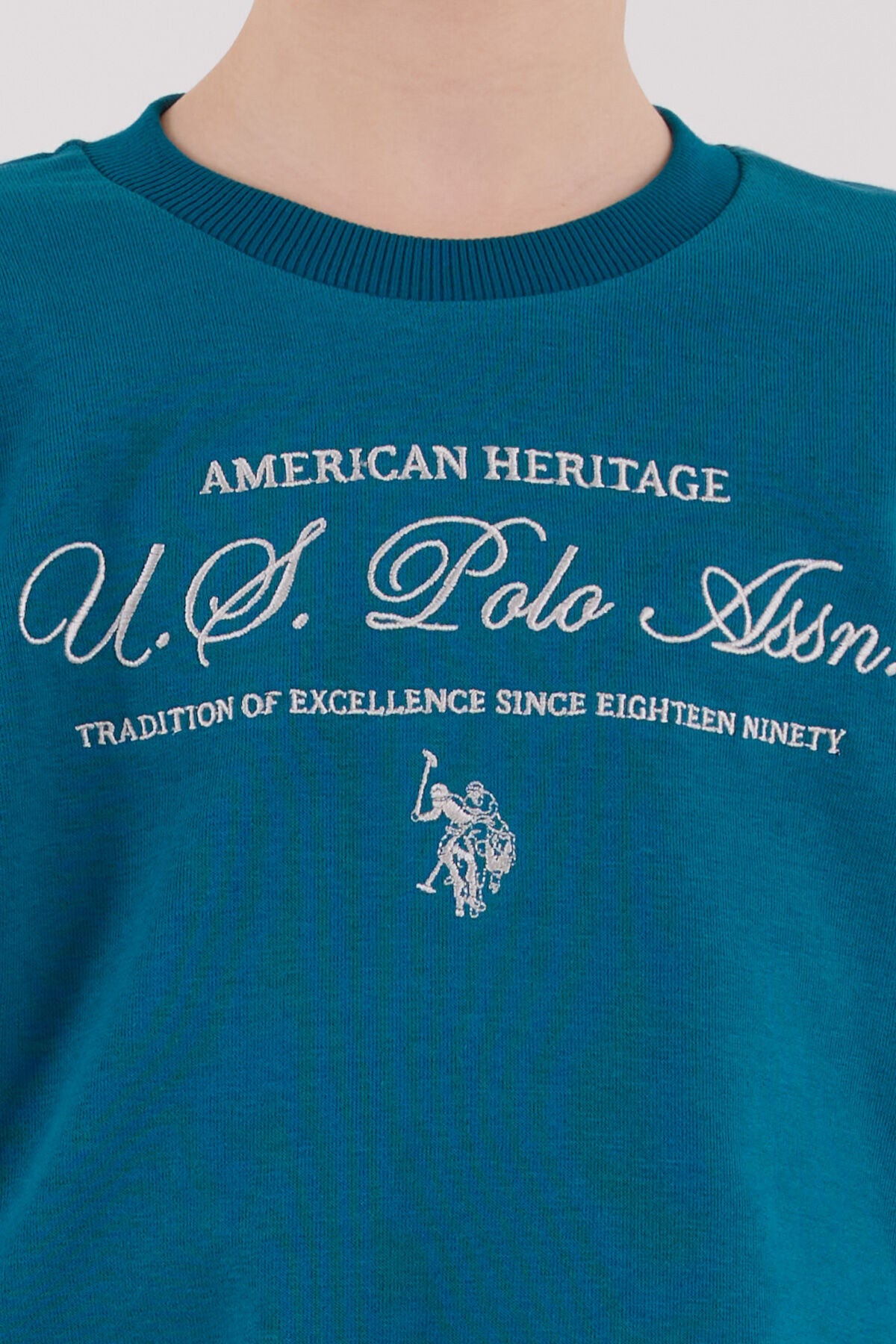 U.S. Polo Assn. Boys Duck Green Jumpsuit Set