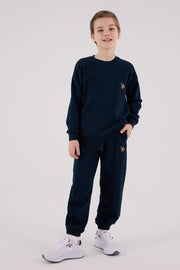 U.S. Polo Assn Boys Navy Tracksuit Set