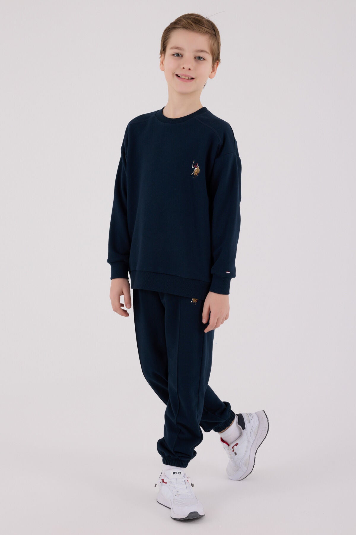 U.S. Polo Assn Boys Navy Tracksuit Set