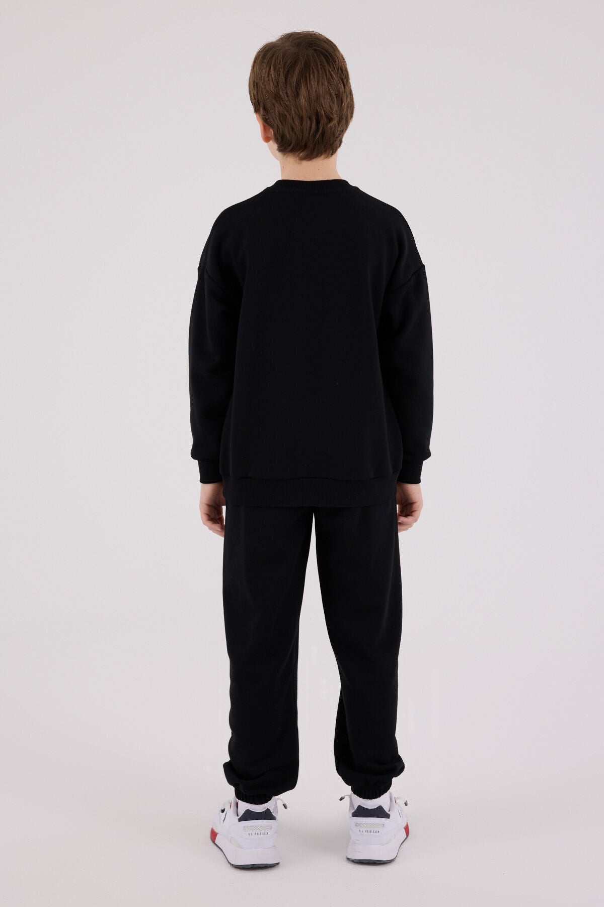 U.S. Polo Assn Boys Black Tracksuit Set