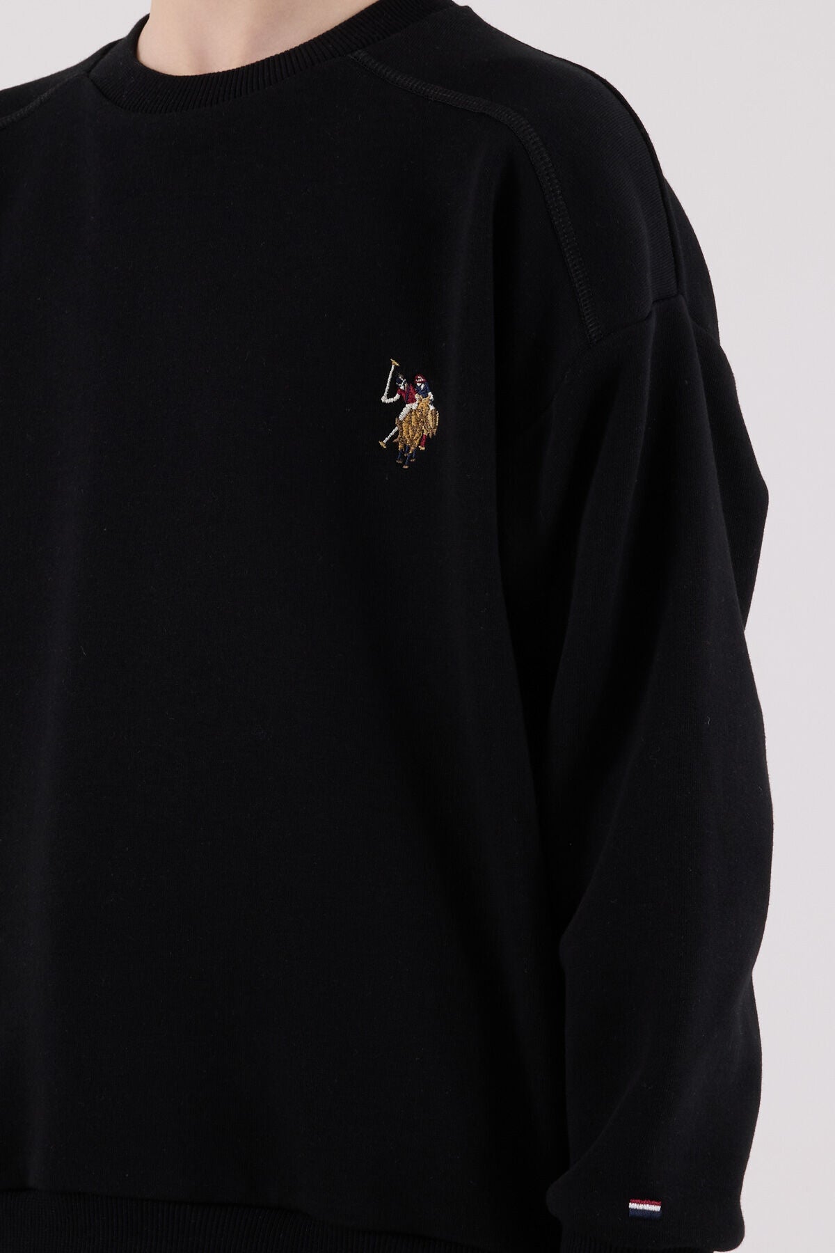 U.S. Polo Assn Boys Black Tracksuit Set