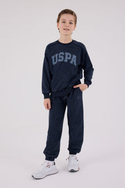 U.S. Polo Assn Boys Navy Tracksuit Set