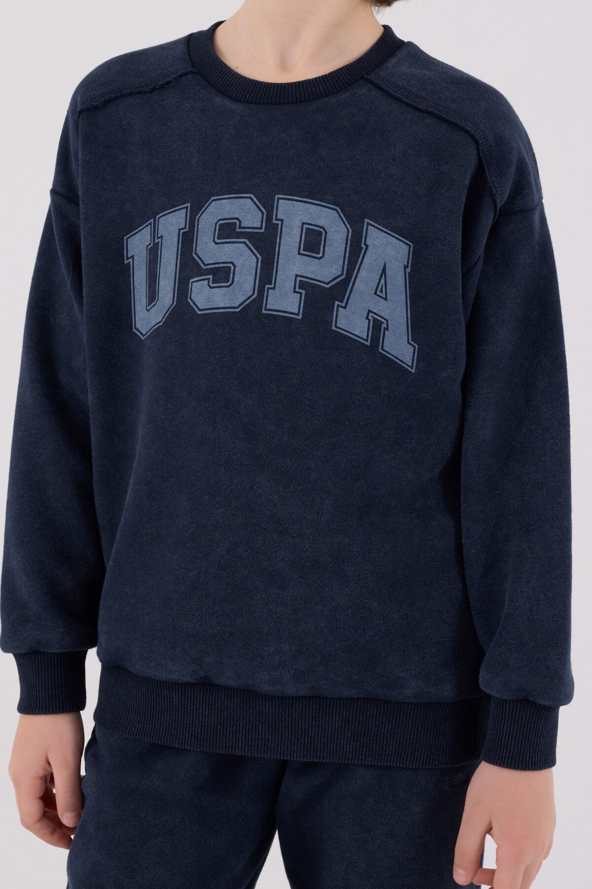 U.S. Polo Assn Boys Navy Tracksuit Set