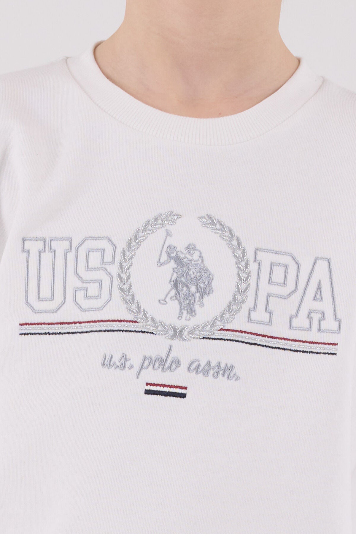 U.S. Polo Assn Boys White Tracksuit Set