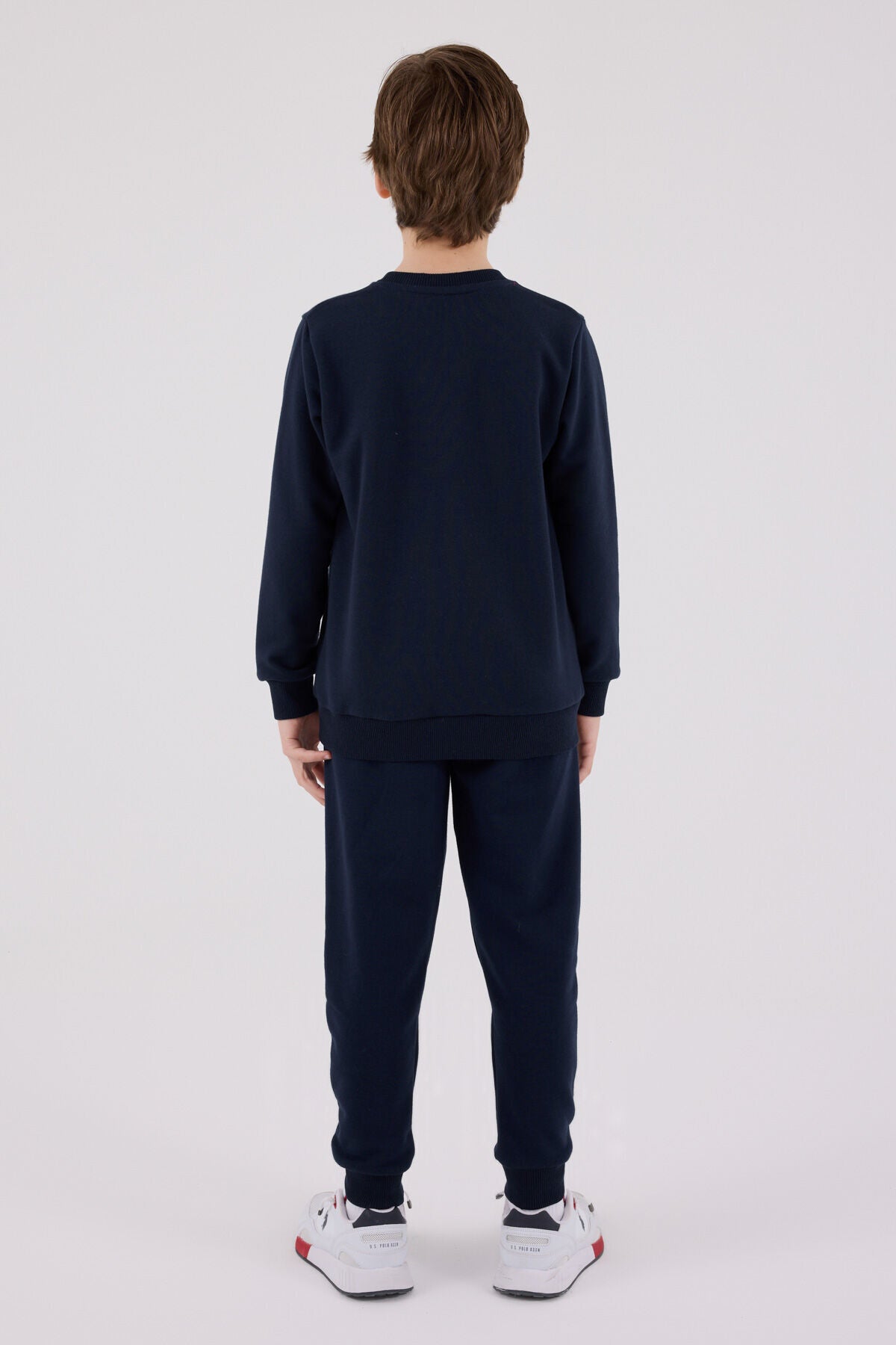 U.S. Polo Assn. Boys Navy Jumpsuit Set