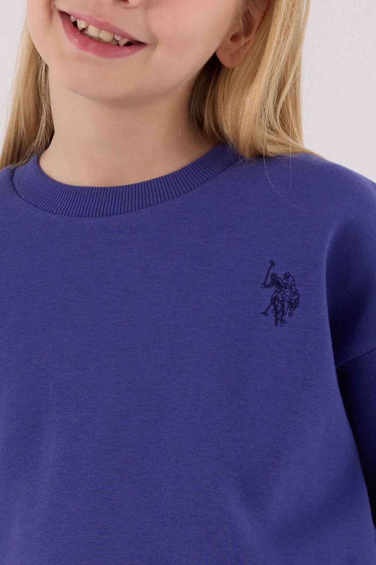 U.S. Polo Assn Girls Dark Indigo Tracksuit Set