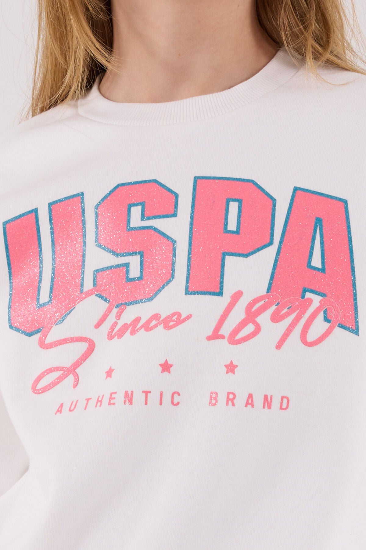 U.S. Polo Assn. Girls White Jumpsuit Set