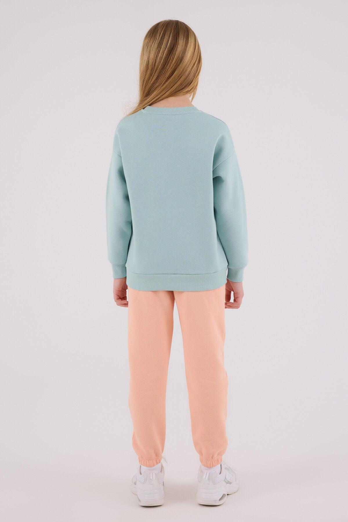 U.S. Polo Assn. Girls Sea Green Jumpsuit Set