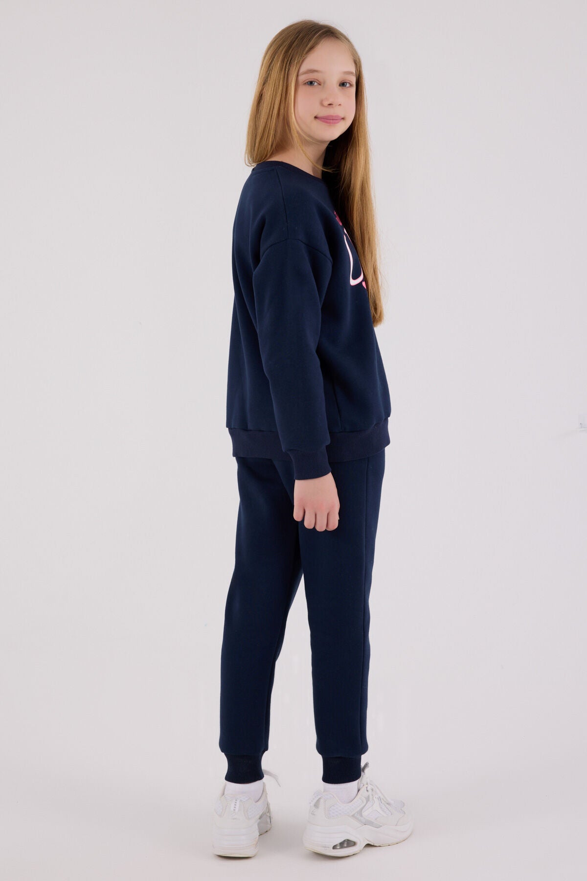 U.S. Polo Assn Girls Navy Tracksuit Set