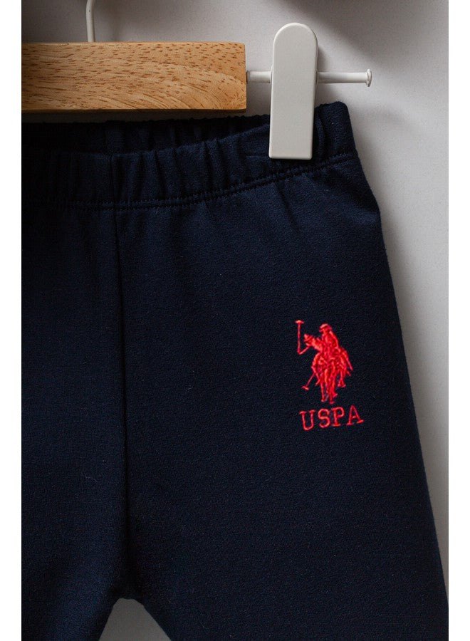 U.S. Polo Assn. Baby Boys 2-Piece Navy Set