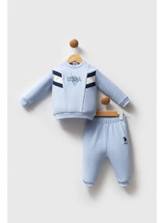 U.S. Polo Assn. Baby Boys 2-Piece Navy Set