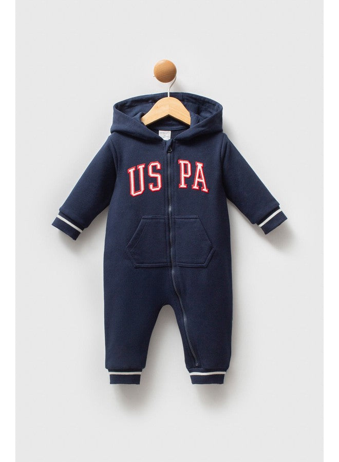 U.S. Polo Assn. Baby Boys Navy Overalls