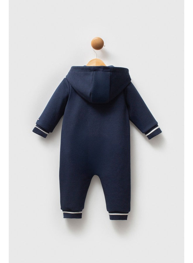 U.S. Polo Assn. Baby Boys Navy Overalls