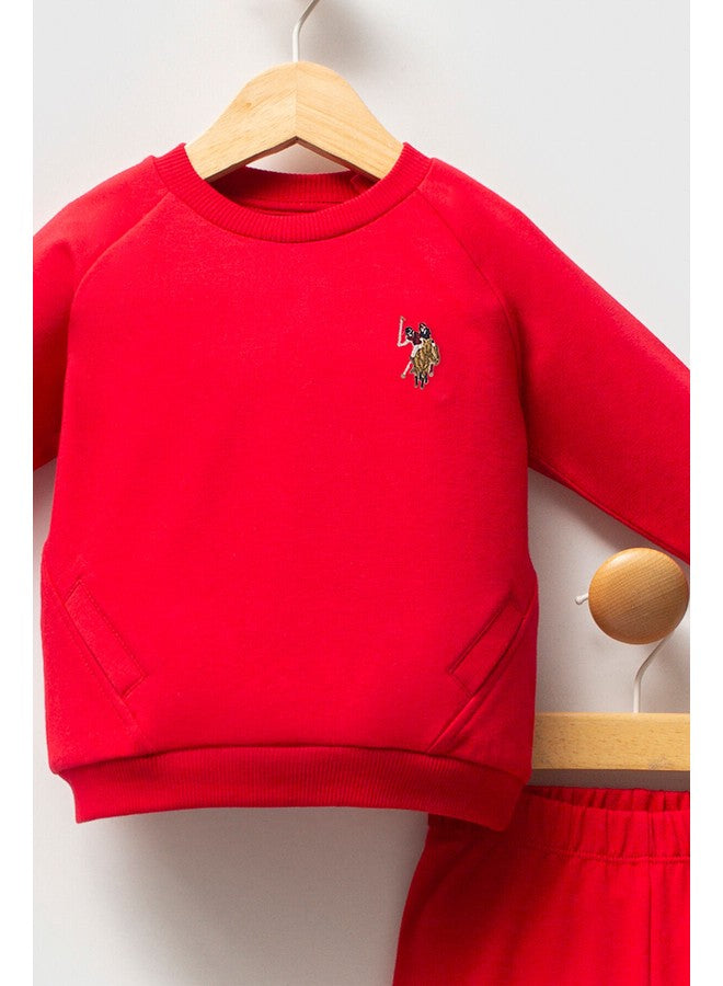U.S. Polo Assn. Baby Boys 2-Piece Red Set