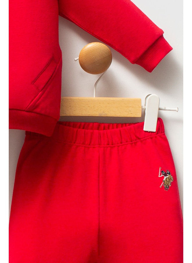 U.S. Polo Assn. Baby Boys 2-Piece Red Set