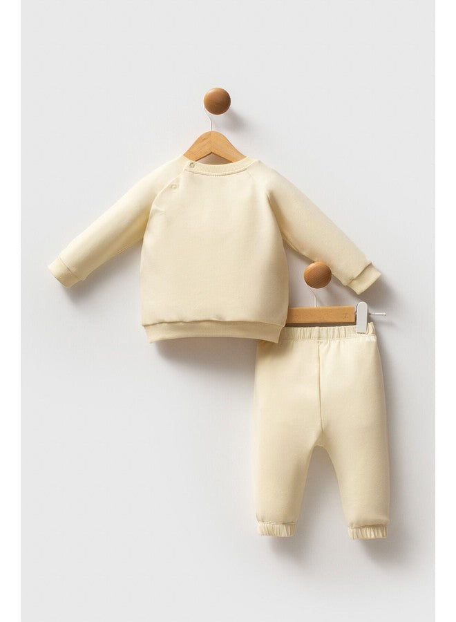 U.S. Polo Assn. Baby Girls 2-Piece Lemon Set