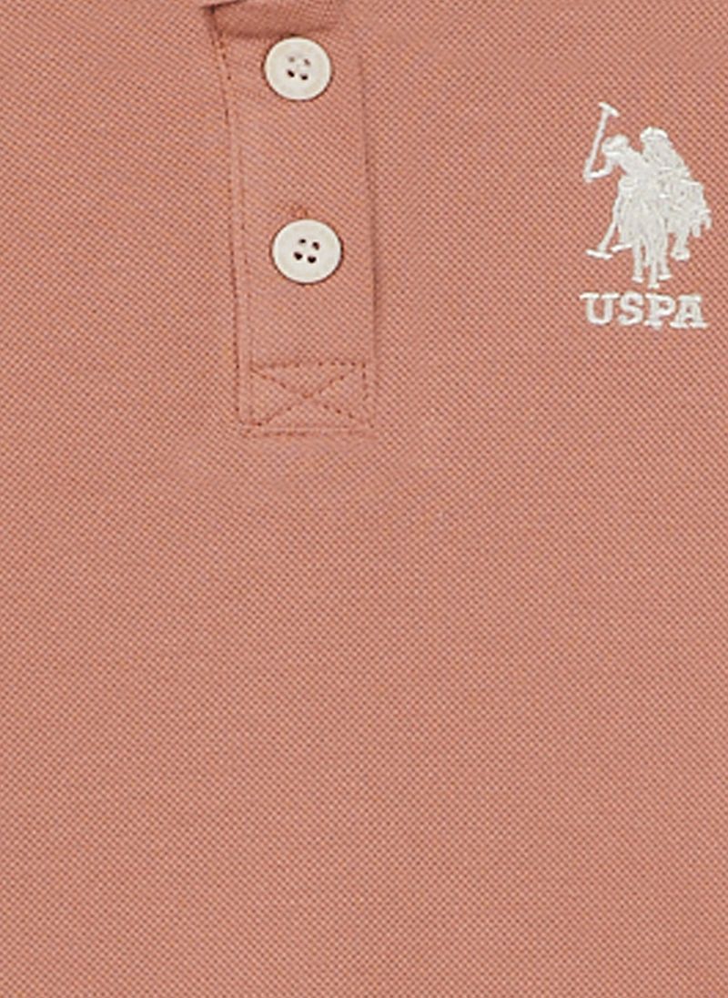U.S. Polo Assn. Baby Girls Orange Tshirt