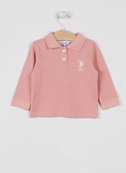 U.S. Polo Assn. Baby Girls Pink Tshirt