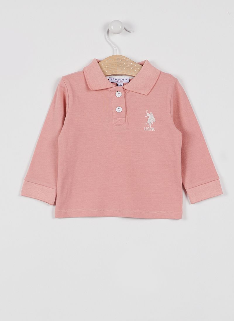 U.S. Polo Assn. Baby Girls Pink Tshirt