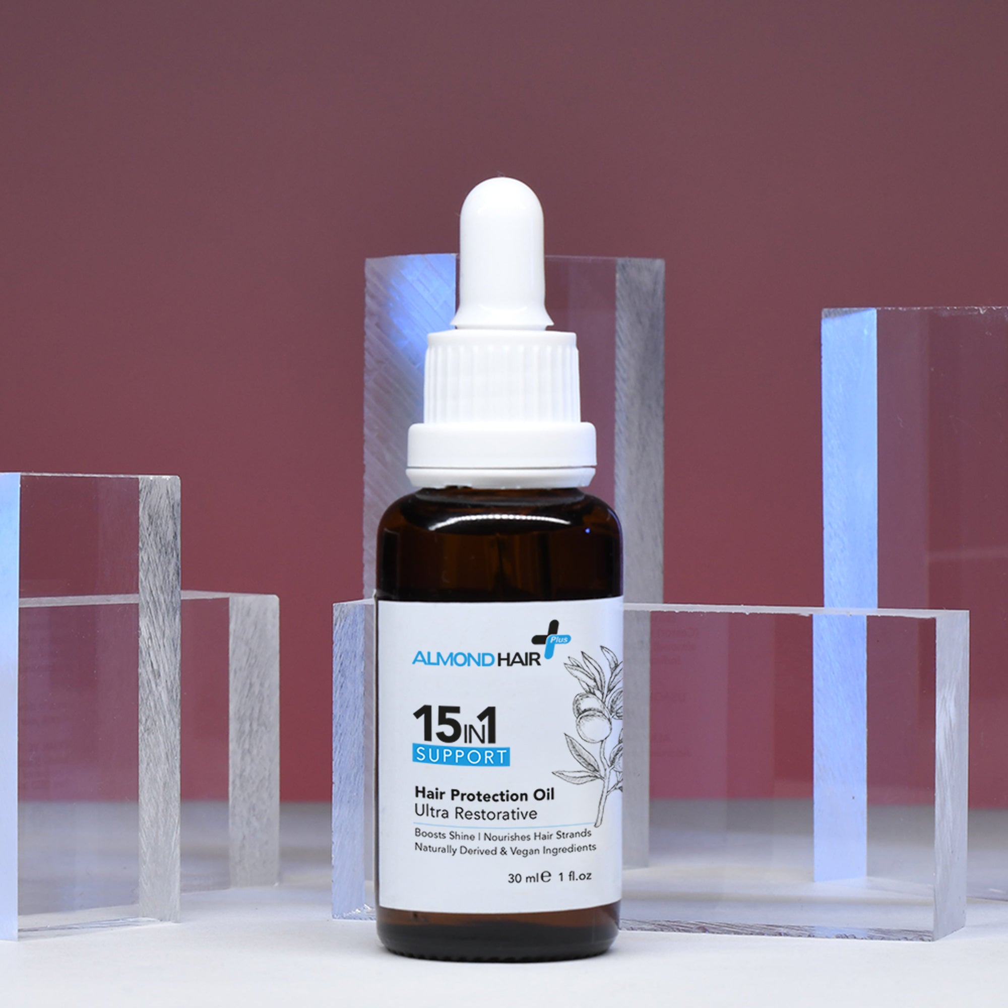 Almond Hair Natural Hair Protection Oil 15 in 1